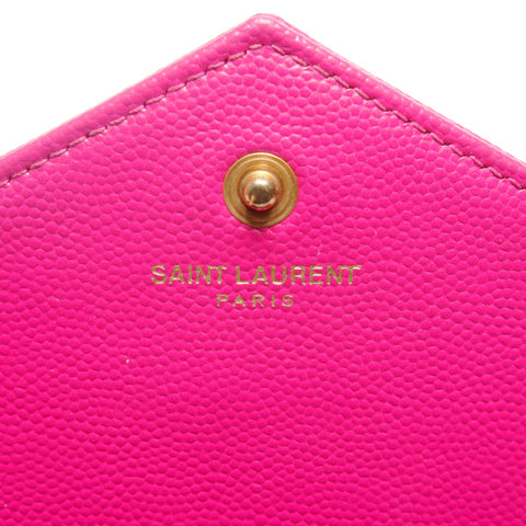 YVES SAINT LAURENT Cassandra Chain Wallet Logo Umhängetasche rosa WS25928