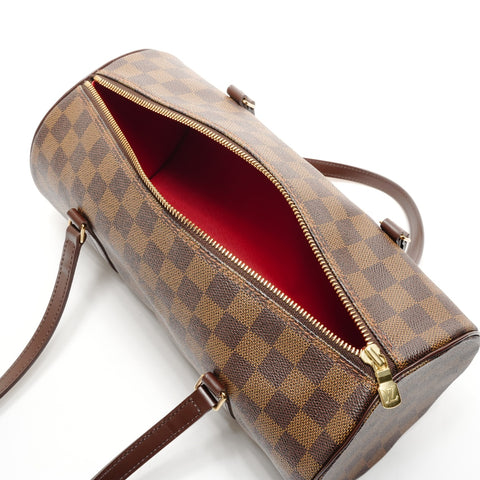 LOUIS VUITTON 2006 Damier Papillon 30 mit Beutel Umhängetasche Braun WS25932