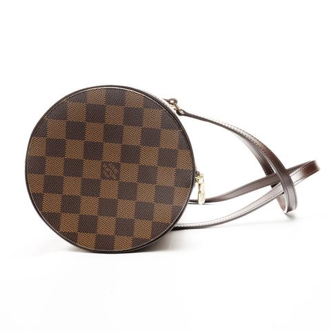 LOUIS VUITTON 2006 Damier Papillon 30 mit Beutel Umhängetasche Braun WS25932