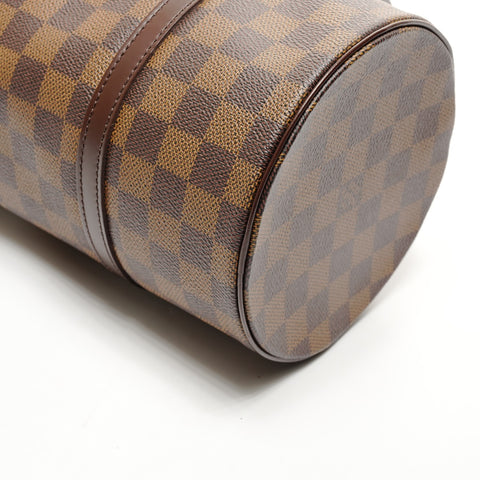 LOUIS VUITTON 2006 Damier Papillon 30 mit Beutel Umhängetasche Braun WS25932