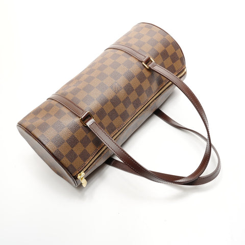 LOUIS VUITTON 2006 Damier Papillon 30 mit Beutel Umhängetasche Braun WS25932