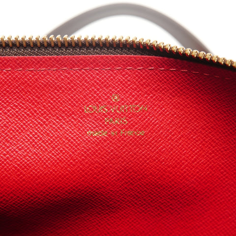 LOUIS VUITTON 2006 Damier Papillon 30 mit Beutel Umhängetasche Braun WS25932