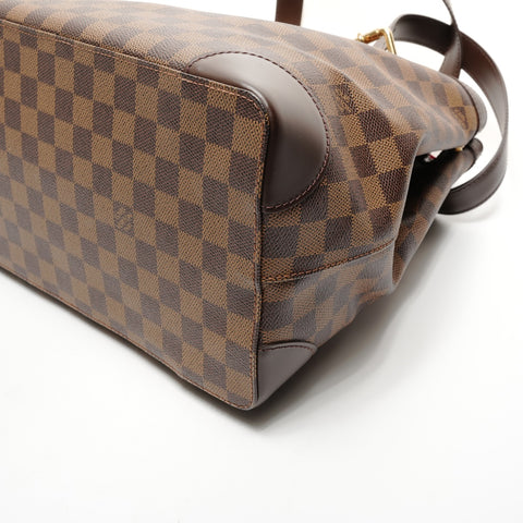 LOUIS VUITTON 2008 Hampstead GM Damier Tragetasche Braun WS25934