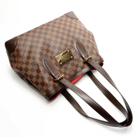 LOUIS VUITTON 2008 Hampstead GM Damier Tragetasche Braun WS25934