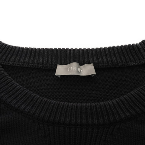 Christian Dior 棉丝 M 21AW Oblique 113M638AT187 针织海军蓝 WS25938