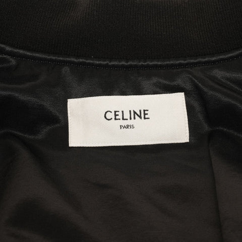 CELINE x CHRISTIAN MARCLAY 19SS 夹克 Christian Marclay 印花全覆盖飞行员夹克 黑色 WS25939