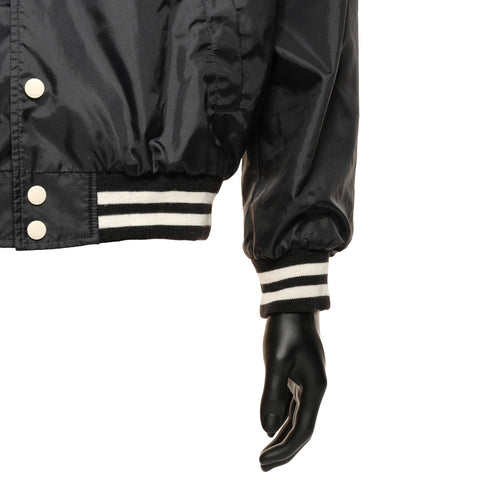 CELINE 泰迪夹克，束腰，尼龙，徽标，2W365495M，尺寸 48 夹克黑色 WS25940