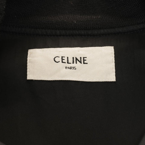 CELINE 泰迪夹克，束腰，尼龙，徽标，2W365495M，尺寸 48 夹克黑色 WS25940