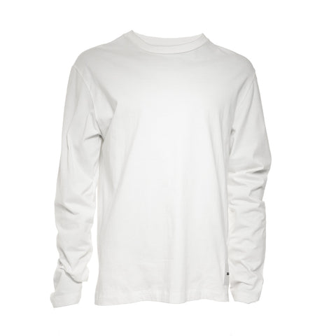 JIL SANDER 棉质徽标 XL 长袖 T 恤白色 WS25943