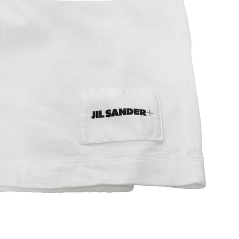 JIL SANDER Cotton Logo XL Long-sleeved T-shirt white WS25943