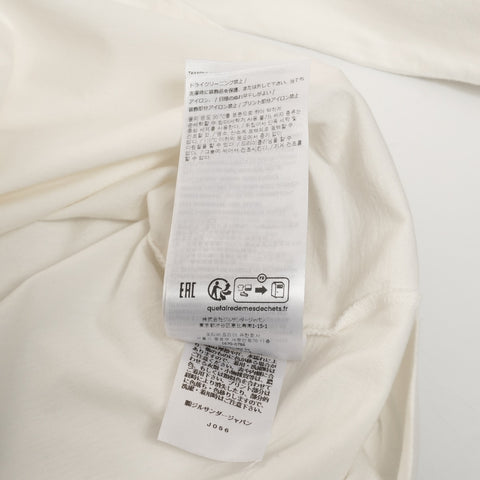JIL SANDER Cotton Logo XL Long-sleeved T-shirt white WS25943