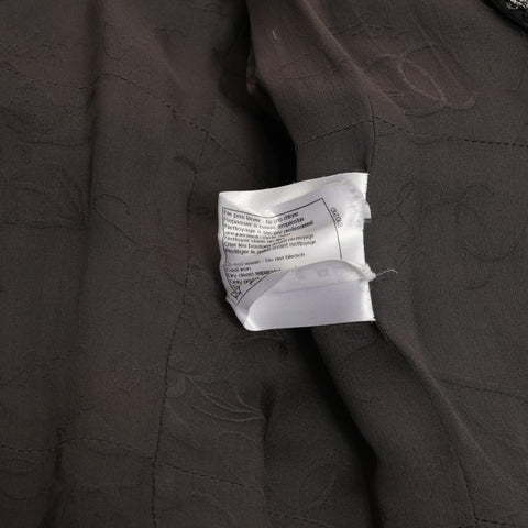 CHANEL 34 码金属花呢 P47860 金属色双排扣 34 码 2014 夹克银色 WS25944