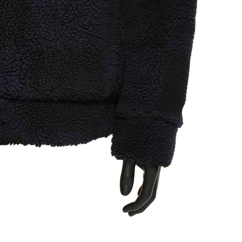 LOUIS VUITTON x NIGO XL Boa 抓绒提花 Damier 夹克外套海军蓝 WS25946