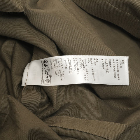 CELINE 34 Cotton Khaki Triomphe Button one piece green WS25949