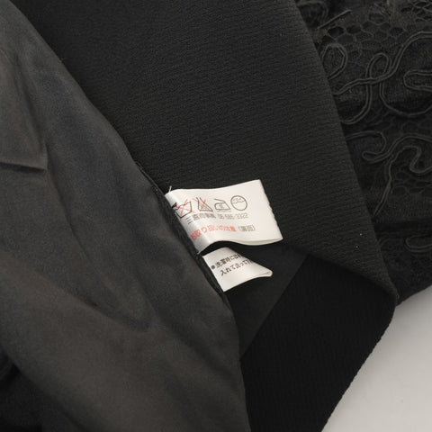 CHANEL Ensemble Lace Dress one piece black WS25950