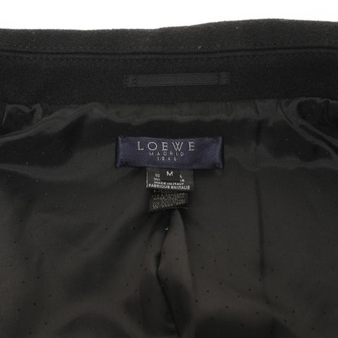 LOEWE M Wool Double Pea Coat coat black WS25951