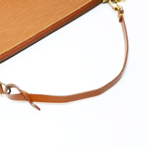 LOUIS VUITTON 1996 Accessoires M5294H Pochette Handbag Brown WS25954