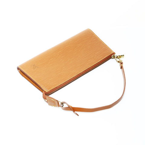LOUIS VUITTON 1996 Accessoires M5294H Pochette Handbag Brown WS25954
