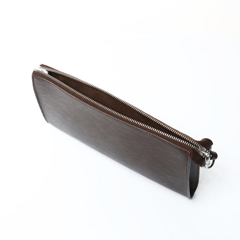 LOUIS VUITTON 2004 Accessoires M5294D Pochette Handbag Brown WS25955