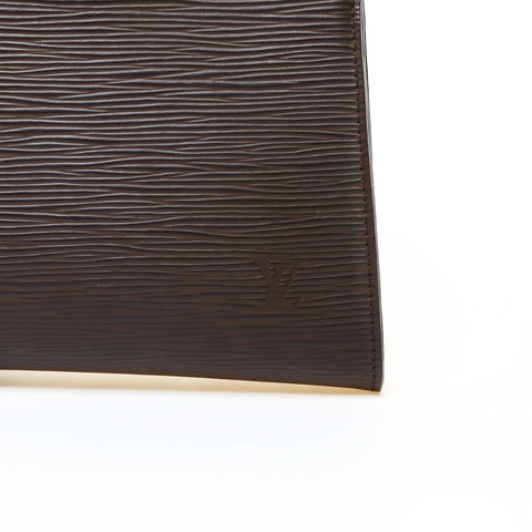 LOUIS VUITTON 2004 Accessoires M5294D Pochette Handbag Brown WS25955