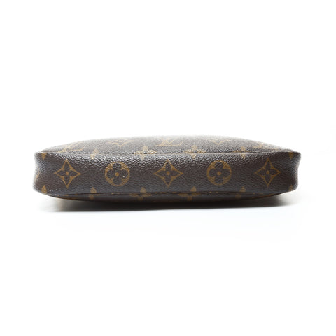 LOUIS VUITTON 2000 Accessoires Monogram Pochette Handbag Brown WS25956