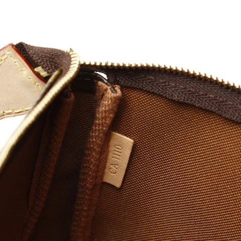 LOUIS VUITTON 2010 Accessoires Monogram Pochette Handbag Brown WS25957