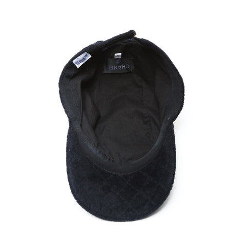 CHANEL Pile COCO Mark L 帽子 黑色 WS25969