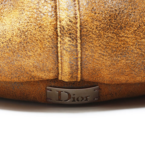 Christian Dior Mouton Newsboy Cap Street Chic 绒面革帽子 棕色 WS25972