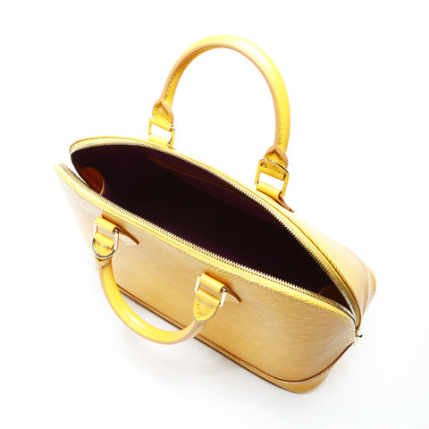 LOUIS VUITTON M52149 Alma PM Epi 1996 Handbag yellow WS25988