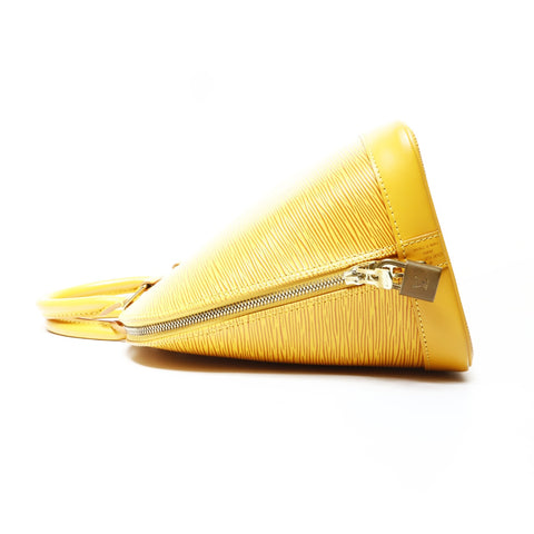 LOUIS VUITTON M52149 Alma PM Epi 1996 Handbag yellow WS25988