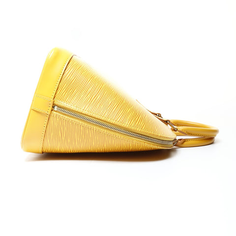 LOUIS VUITTON M52149 Alma PM Epi 1996 Handbag yellow WS25988