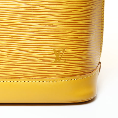 LOUIS VUITTON M52149 Alma PM Epi 1996 Handbag yellow WS25988