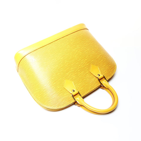 LOUIS VUITTON M52149 Alma PM Epi 1996 Handbag yellow WS25988
