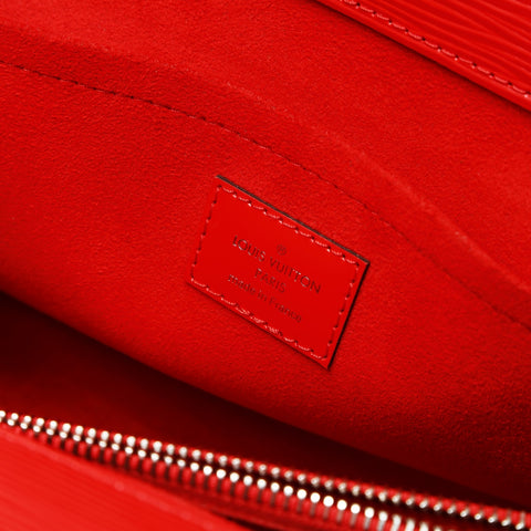 LOUIS VUITTON Epi Marly MM 2014 2-way Handbag Red WS25991