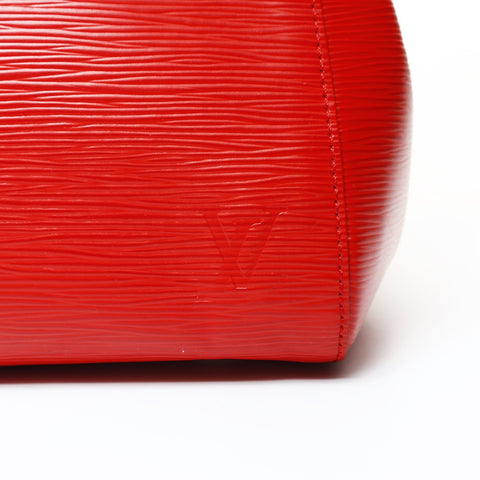 LOUIS VUITTON Epi Marly MM 2014 2-way Handbag Red WS25991