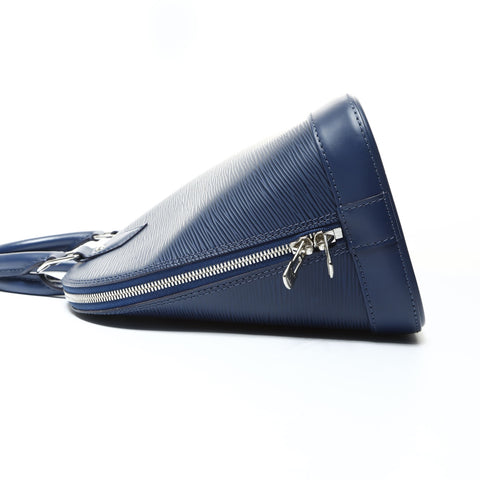 LOUIS VUITTON Alma PM Epi 2014 Handbag blue WS25992