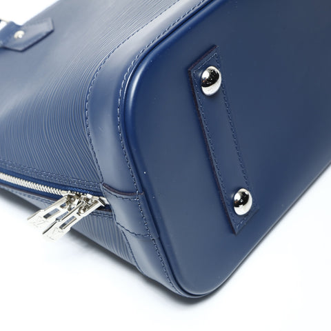 LOUIS VUITTON Alma PM Epi 2014 Handbag blue WS25992