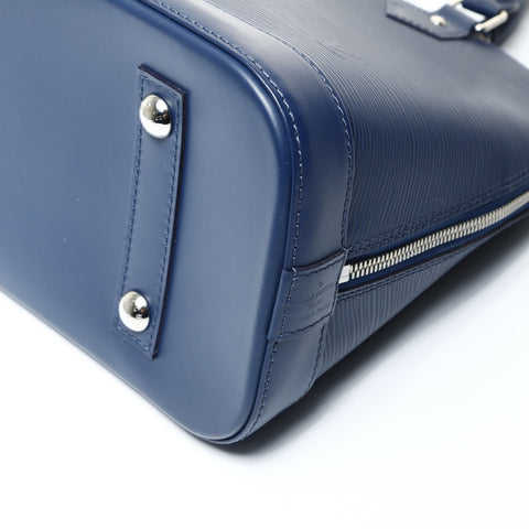 LOUIS VUITTON Alma PM Epi 2014 Handbag blue WS25992