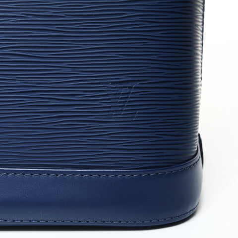 LOUIS VUITTON Alma PM Epi 2014 Handbag blue WS25992