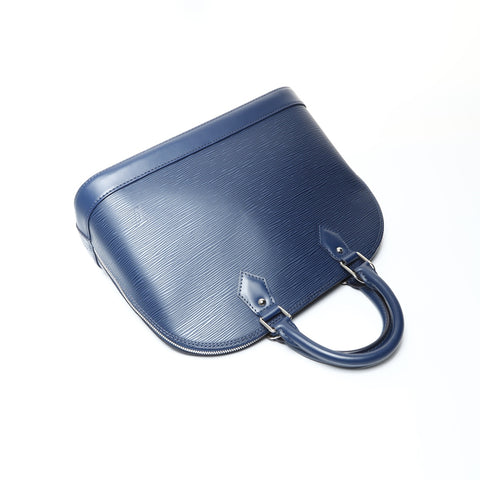 LOUIS VUITTON Alma PM Epi 2014 Handbag blue WS25992