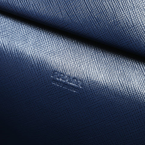 PRADA Saffiano 皮革旅行袋收纳包钱包 M83102 钱包皮革海军蓝 WS26005