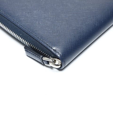 PRADA Saffiano 皮革旅行袋收纳包钱包 M83102 钱包皮革海军蓝 WS26005