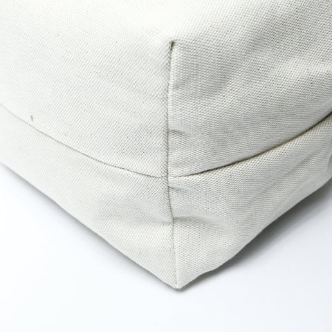 JIL SANDER Drawstring Canvas Shoulder Bag white WS26006