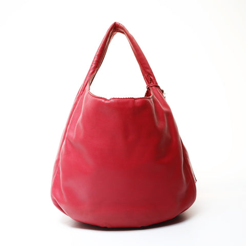 LOEWE Soft Leather Anagram Shoulder Bag Red WS26008
