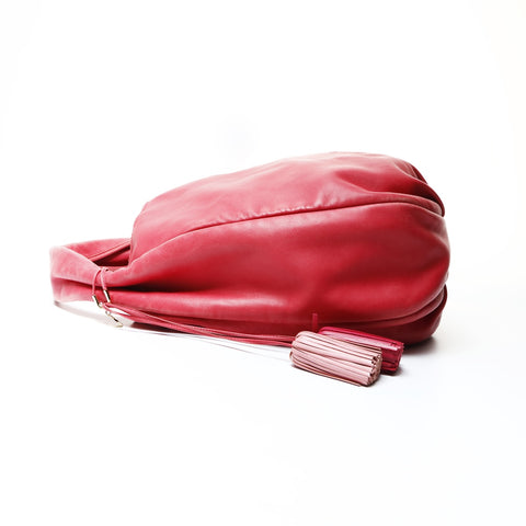 LOEWE Soft Leather Anagram Shoulder Bag Red WS26008