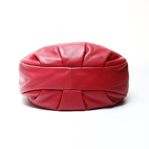 LOEWE Soft Leather Anagram Shoulder Bag Red WS26008