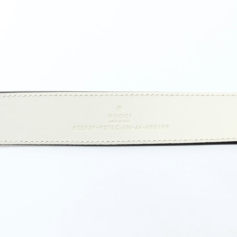 GUCCI Reversible White GG Marmont 44 belt beige WS26009
