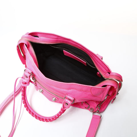 BALENCIAGA Giant Classic City 2way 单肩包 粉色 WS26010