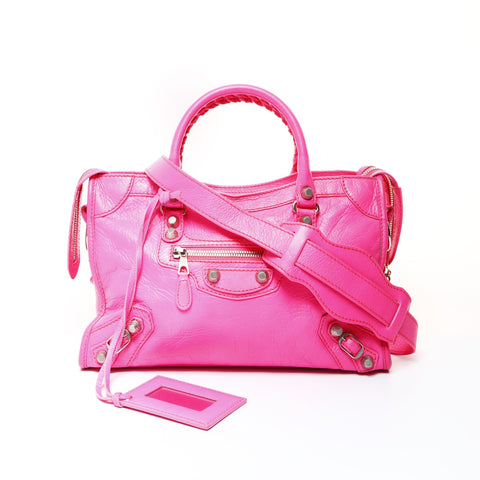 BALENCIAGA Giant Classic City 2way Shoulder Bag pink WS26010
