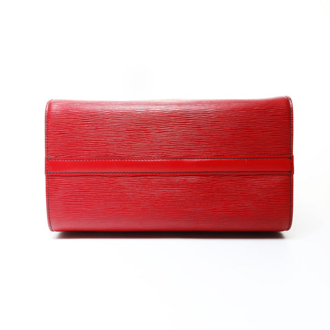 LOUIS VUITTON 1990 Epi Speedy 30 Handbag Red WS26018
